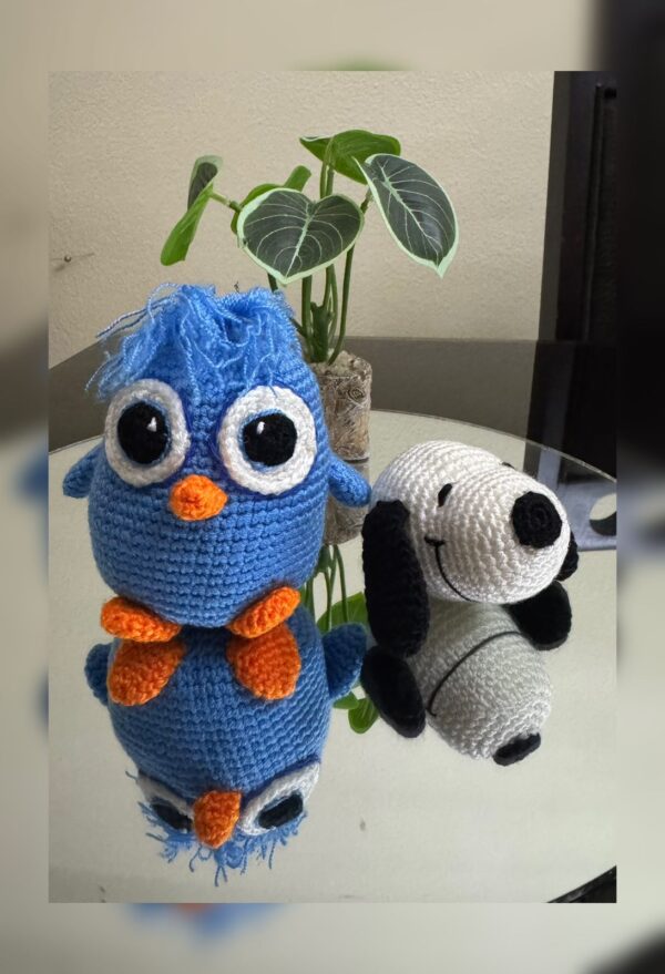 Llaveros de Snoopy y Angry Birds